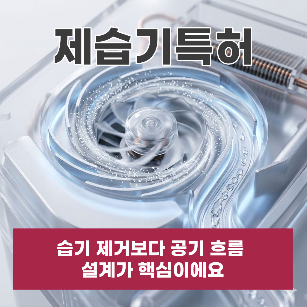 제습기특허, 습기 제거보다 공기 흐름 설계가 핵심이에요