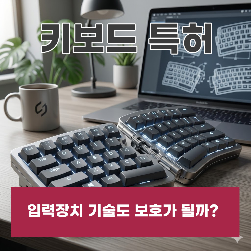 키보드특허 입력장치 기술도 보호가 가능할까요?