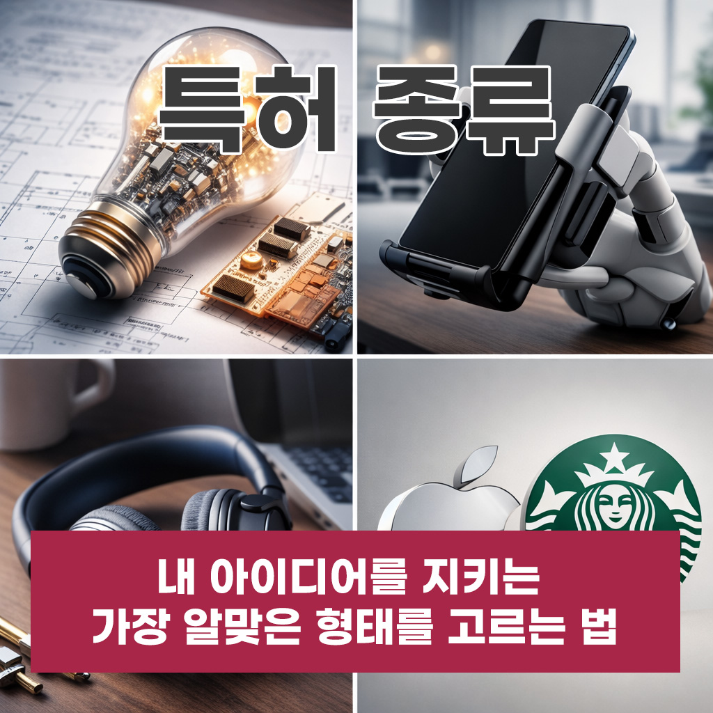 특허종류, 내 아이디어를 지키는 가장 알맞은 형태를 고르는 법