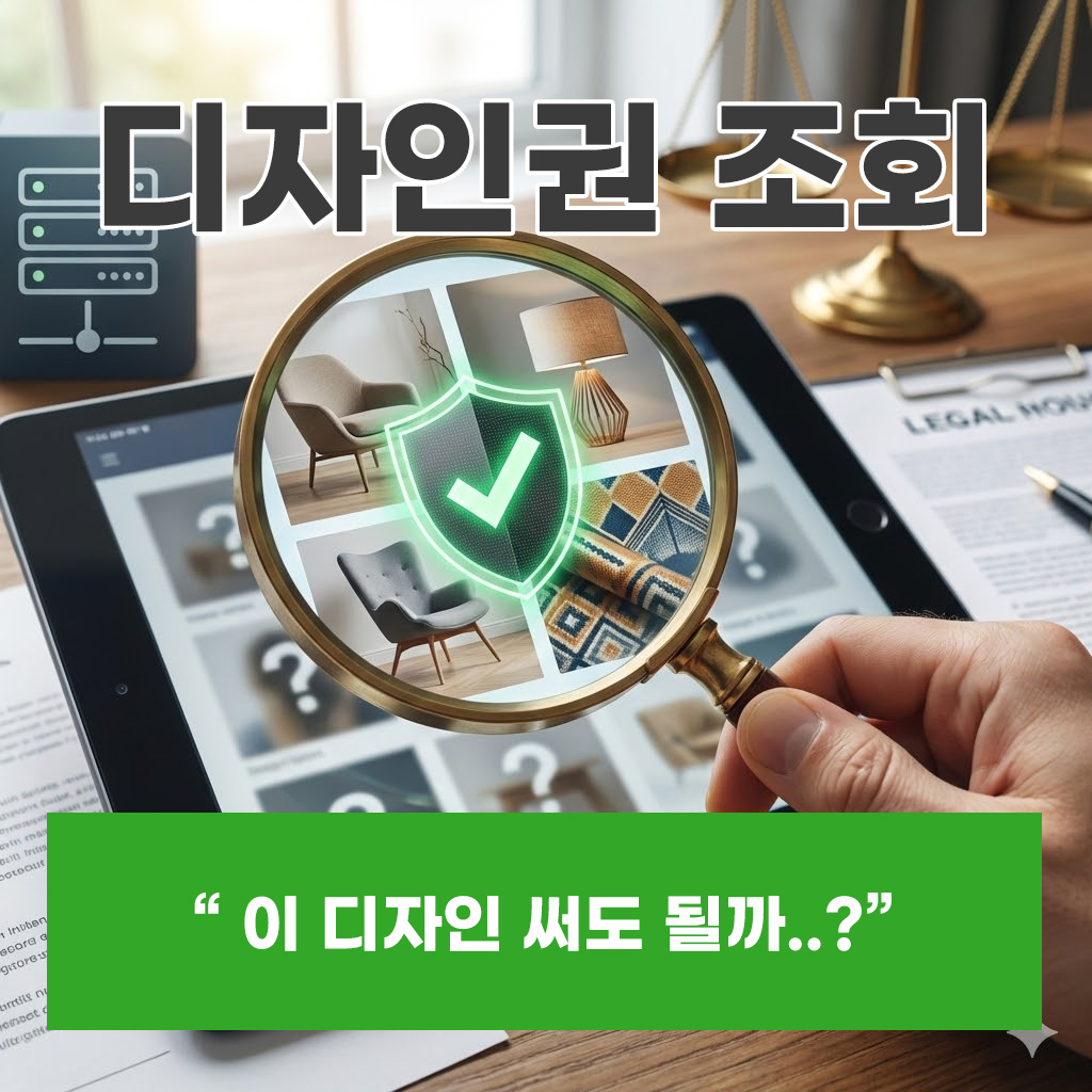 디자인권조회, 이 디자인 써도 될까?에 대한 확실한 답