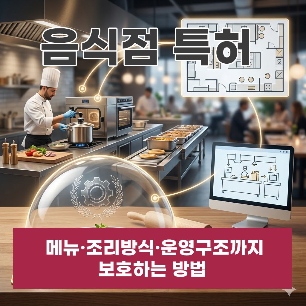 음식점특허 맛과 아이디어를 지키는 가장 현실적인 방법이에요