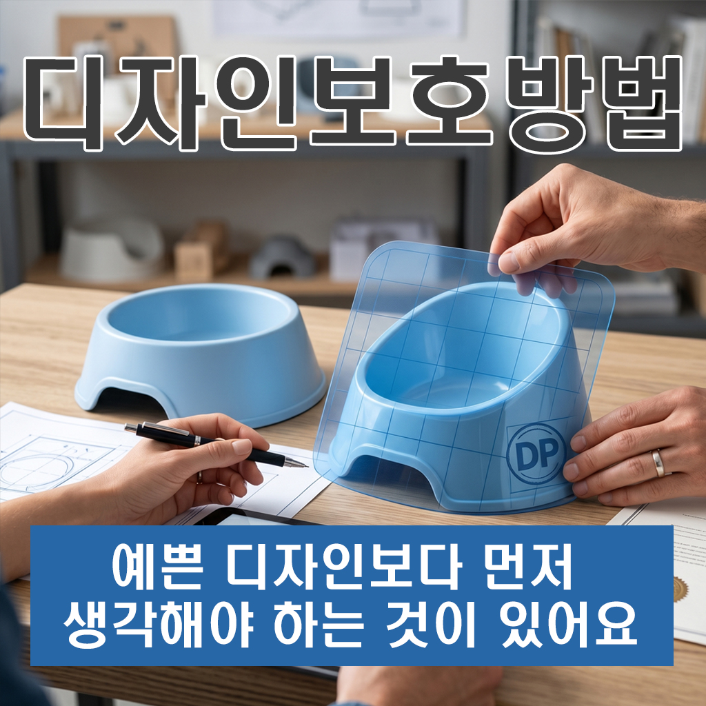 디자인보호방법, 예쁜 디자인보다 먼저 생각해야 하는 것이 있어요