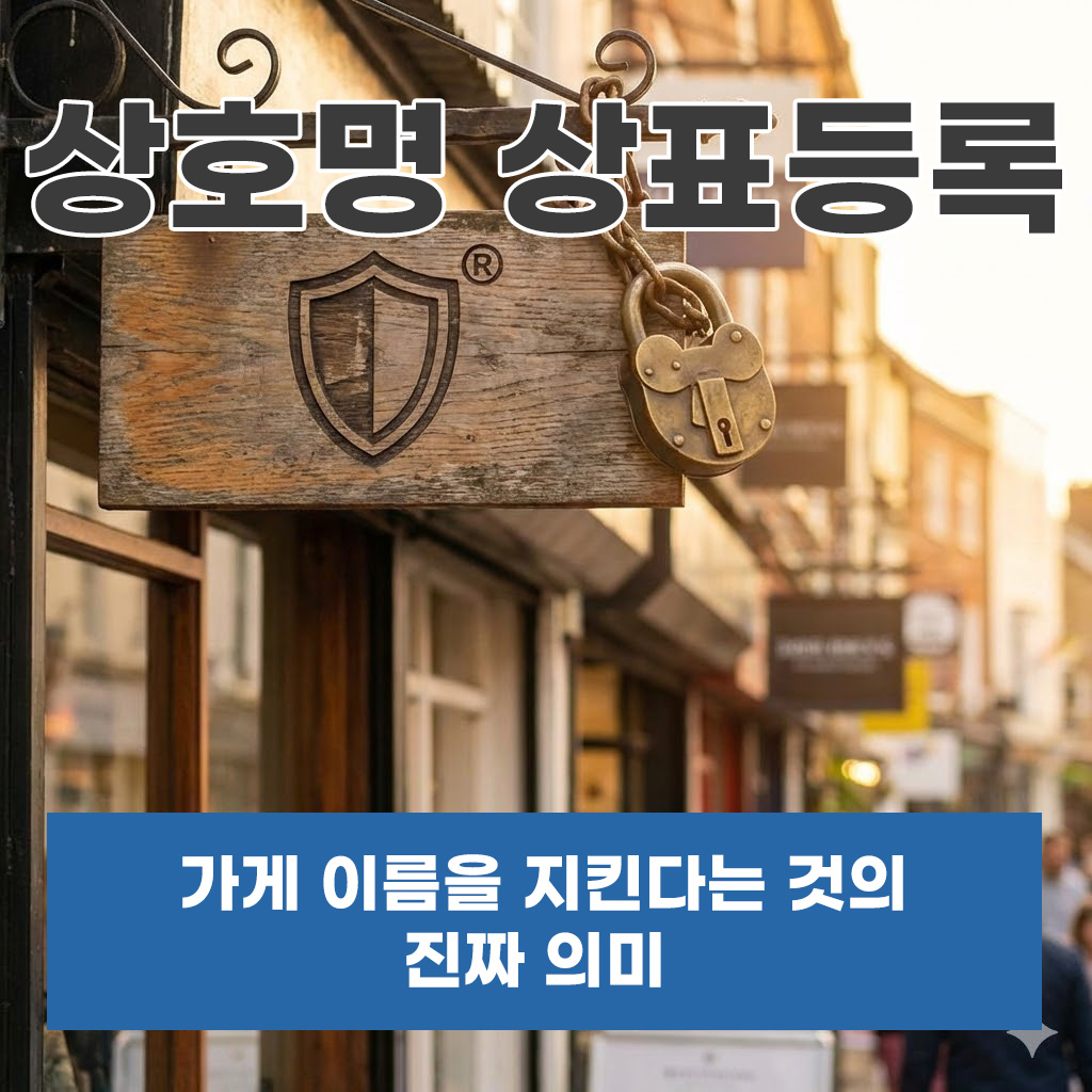 상호명상표등록, 가게 이름을 지킨다는 것의 진짜 의미