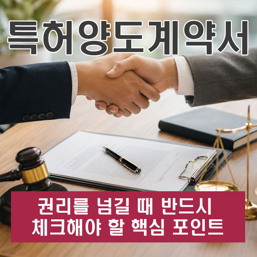 특허양도계약서 권리를 넘길 때 반드시 체크해야 할 핵심 포인트