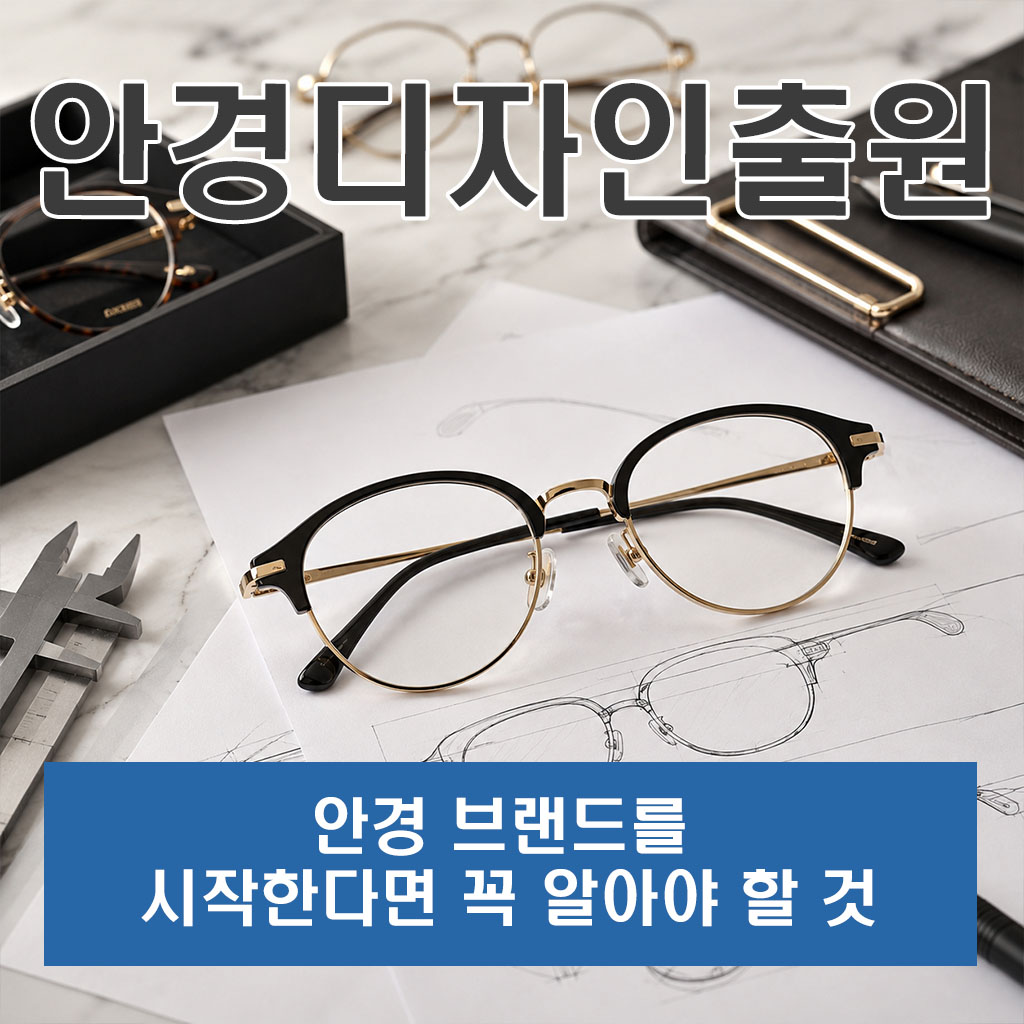 안경디자인출원 안경 브랜드를 시작한다면 꼭 알아야 할 것